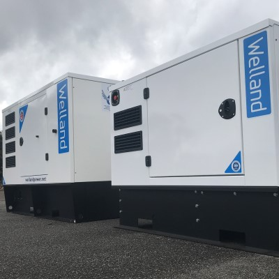 Image showing a 100% green diesel generator